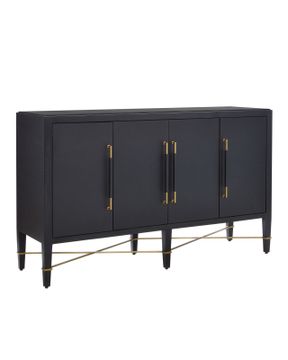 Verona Black Sideboard by Currey and Company