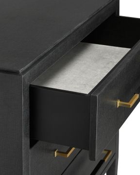 Verona Black Chest by Currey and Company - view 2