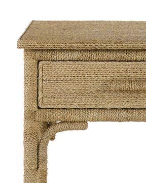 Olisa Rope Nightstand by Currey and Company - view 2