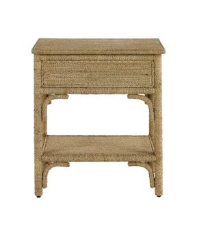 Olisa Rope Nightstand by Currey and Company - view 5