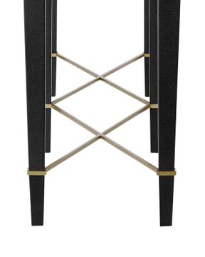 Verona Black Console Table by Currey and Company - view 2