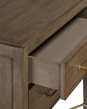 Verona Chanterelle Nightstand by Currey and Company - view 2