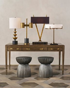 Verona Chanterelle Desk by Currey and Company - view 6
