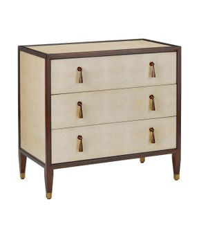 Evie Shagreen Chest by Currey and Company