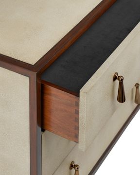 Evie Shagreen Chest by Currey and Company - view 2