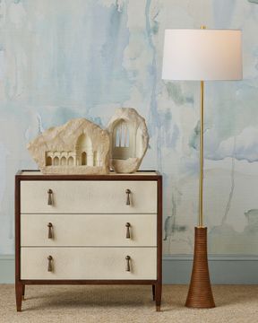 Evie Shagreen Chest by Currey and Company - view 9