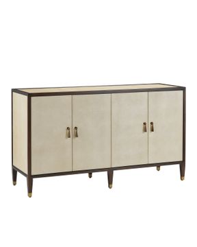 Evie Shagreen Credenza by Currey and Company