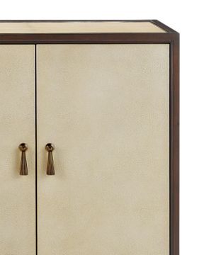 Evie Shagreen Credenza by Currey and Company - view 2