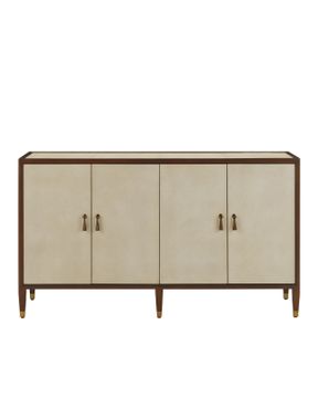 Evie Shagreen Credenza by Currey and Company - view 3