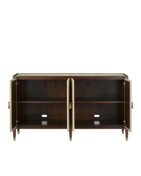 Evie Shagreen Credenza by Currey and Company - view 4