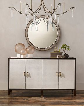 Evie Shagreen Credenza by Currey and Company - view 6