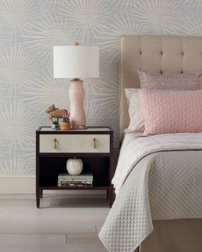 Evie Shagreen Nightstand by Currey and Company - view 7