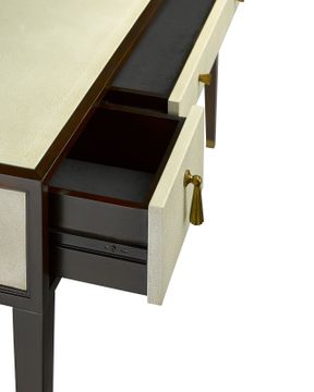 Evie Shagreen Desk by Currey and Company - view 2