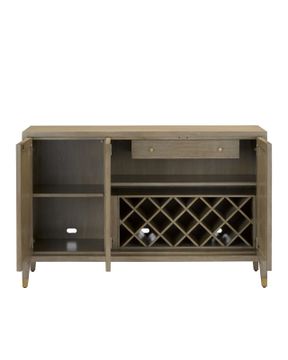 Bramford Wheat Cabinet by Currey and Company - view 4