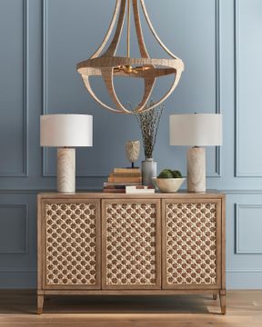 Bramford Wheat Cabinet by Currey and Company - view 7