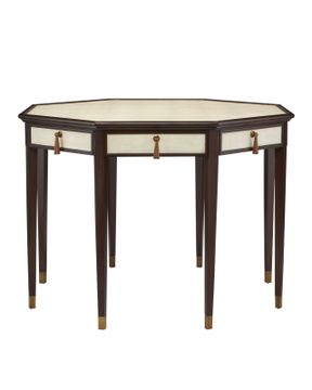Evie Shagreen Entry Table by Currey and Company