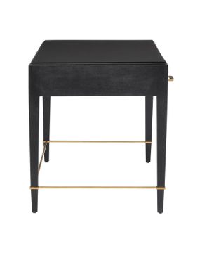 Verona Black Desk by Currey and Company - view 4