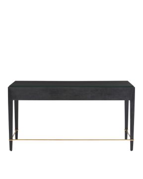 Verona Black Desk by Currey and Company - view 5