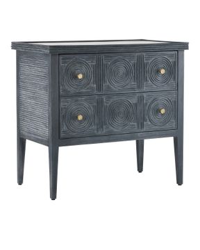 Santos Vintage Navy Chest by Currey and Company