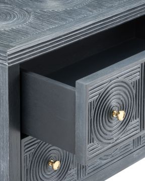 Santos Vintage Navy Chest by Currey and Company - view 3