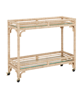 Olisa Rope Bar Cart by Currey and Company