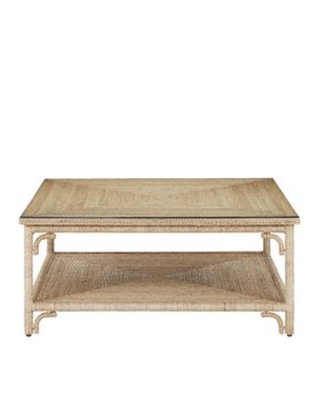 Olisa Rope Cocktail Table by Currey and Company - view 4