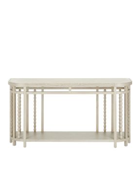 Norene Gray Console Table by Currey and Company - view 4