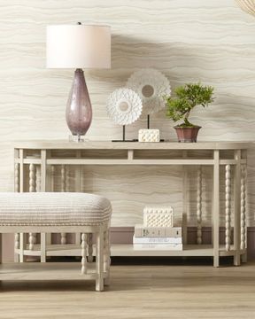 Norene Gray Console Table by Currey and Company - view 6