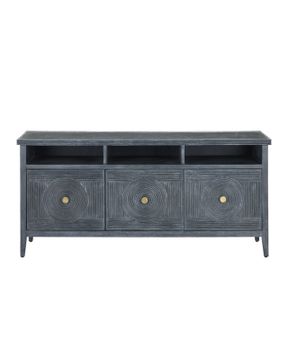 Santos Vintage Navy Rectangular Cabinet by Currey and Company - view 7