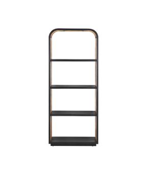 Anisa Black Etagere by Currey and Company - view 3