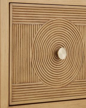 Santos Sea Sand Rectangular Cabinet by Currey and Company - view 2