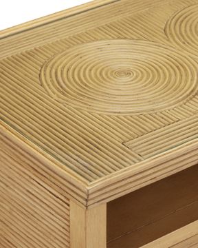 Santos Sea Sand Rectangular Cabinet by Currey and Company - view 3