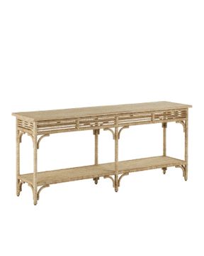 Olisa Large Rope Console Table by Currey and Company
