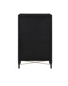 Verona Black Five-Drawer Chest by Currey and Company - view 5