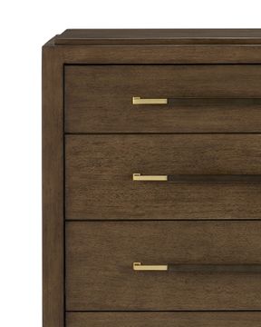 Verona Chanterelle Five-Drawer Chest by Currey and Company - view 2