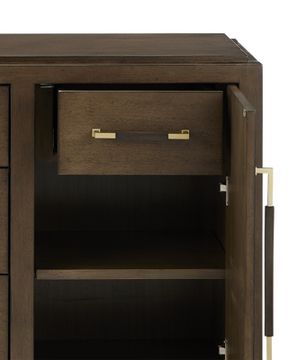 Verona Chanterelle Three-Drawer Chest by Currey and Company - view 2