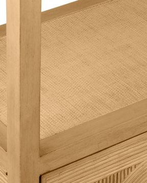 Santos Sea Sand Storage Etagere by Currey and Company - view 3