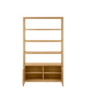 Santos Sea Sand Storage Etagere by Currey and Company - view 5
