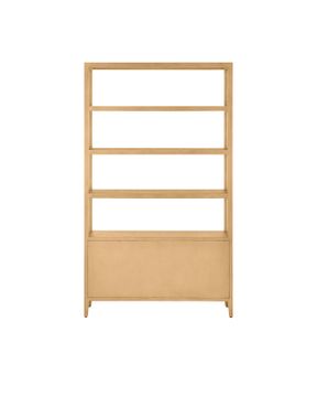 Santos Sea Sand Storage Etagere by Currey and Company - view 7