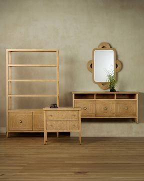 Santos Sea Sand Storage Etagere by Currey and Company - view 9