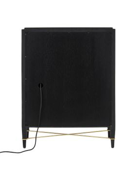 Verona Black Secretary Desk by Currey and Company - view 9