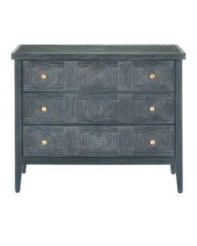Santos Vintage Navy Large Chest by Currey and Company - view 4