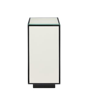 Ivory Lacquer Side Table by Currey and Company - view 4