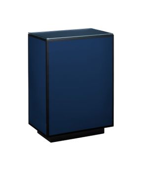 Navy Lacquer Side Table by Currey and Company