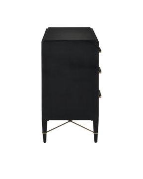 Verona Black Six-Drawer Chest by Currey and Company - view 4