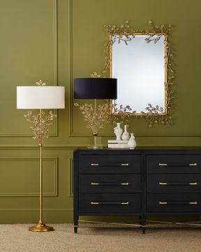 Verona Black Six-Drawer Chest by Currey and Company - view 8