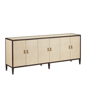Evie Large Shagreen Credenza by Currey and Company