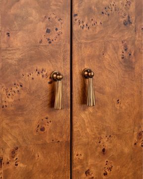 Evie Large Burl Credenza by Currey and Company - view 2