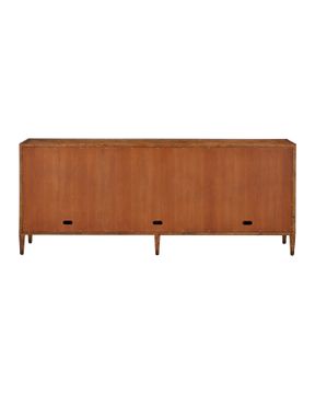 Evie Large Burl Credenza by Currey and Company - view 5