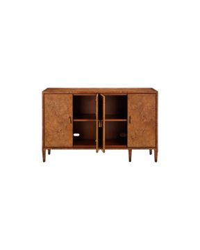 Evie Burl Credenza by Currey and Company - view 4